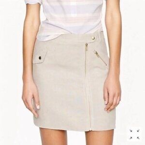 JCrew Linen Mini Skirt (Tan)